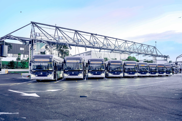 Kinetic’s Glenfield depot leads the way with New Zealand’s first overhead gantry charging system