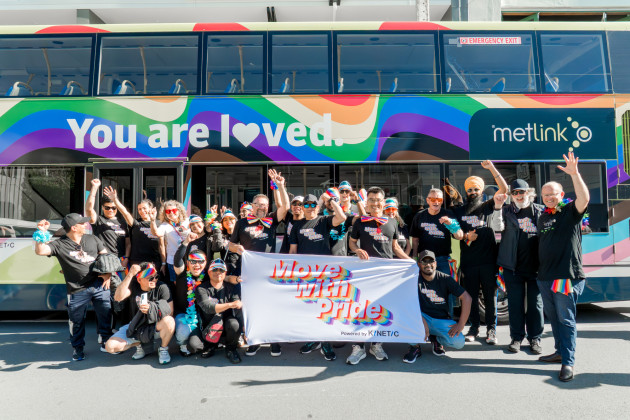 ‘You are loved’: Kinetic returns to Wellington Pride Parade