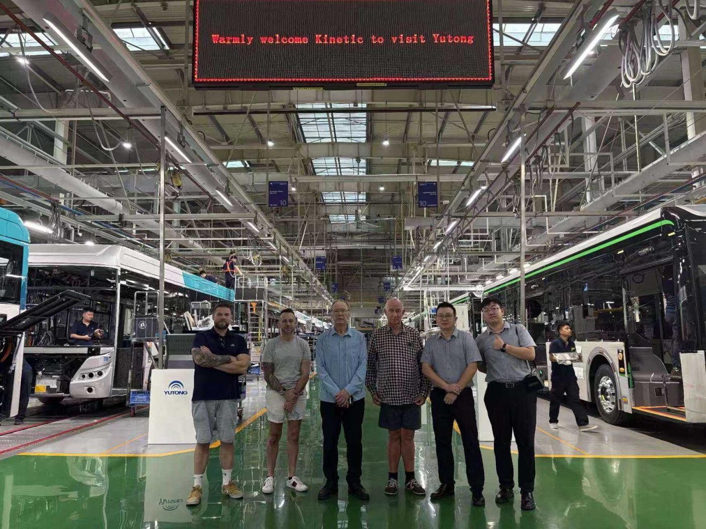 Yutong Welcomes Kinetic to China