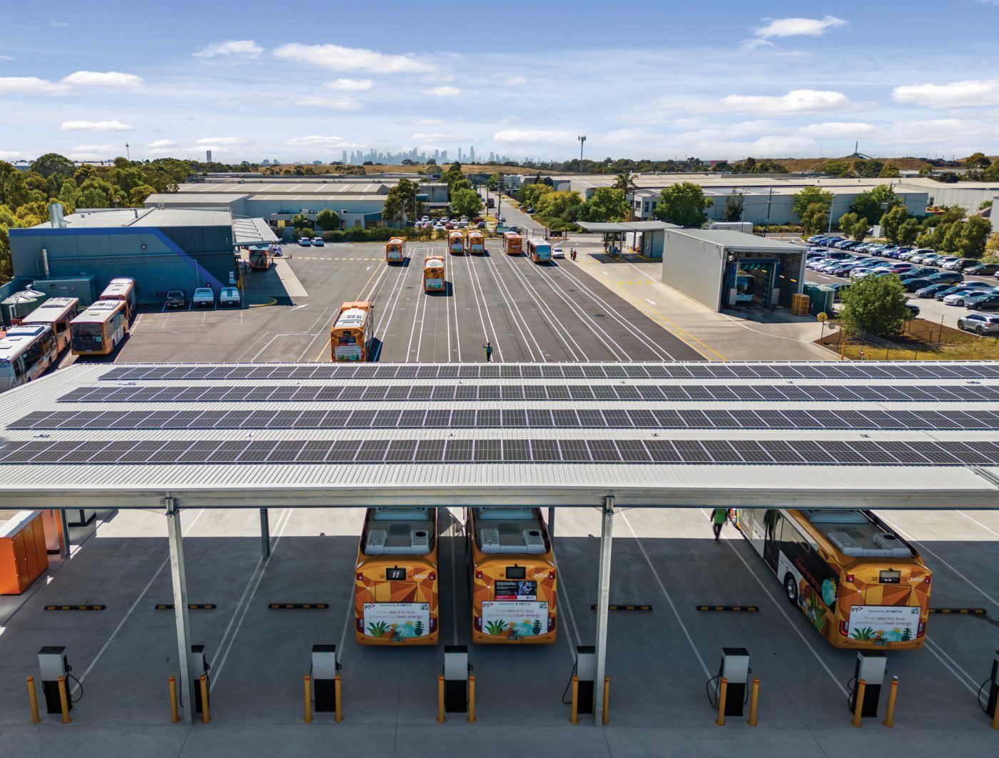 Kinetic Australia Electric Depot Aerial